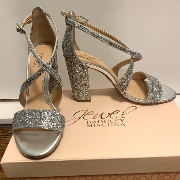 Silver Glitter Sandal - Picture 4 of 8